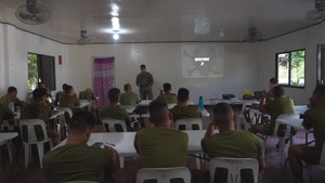 MRF-SEA Marines conduct a gear exchange with the Philippine Marine Corps