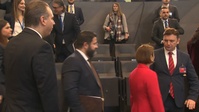 Meeting of the North Atlantic Council with the Invitee (B-ROLL)