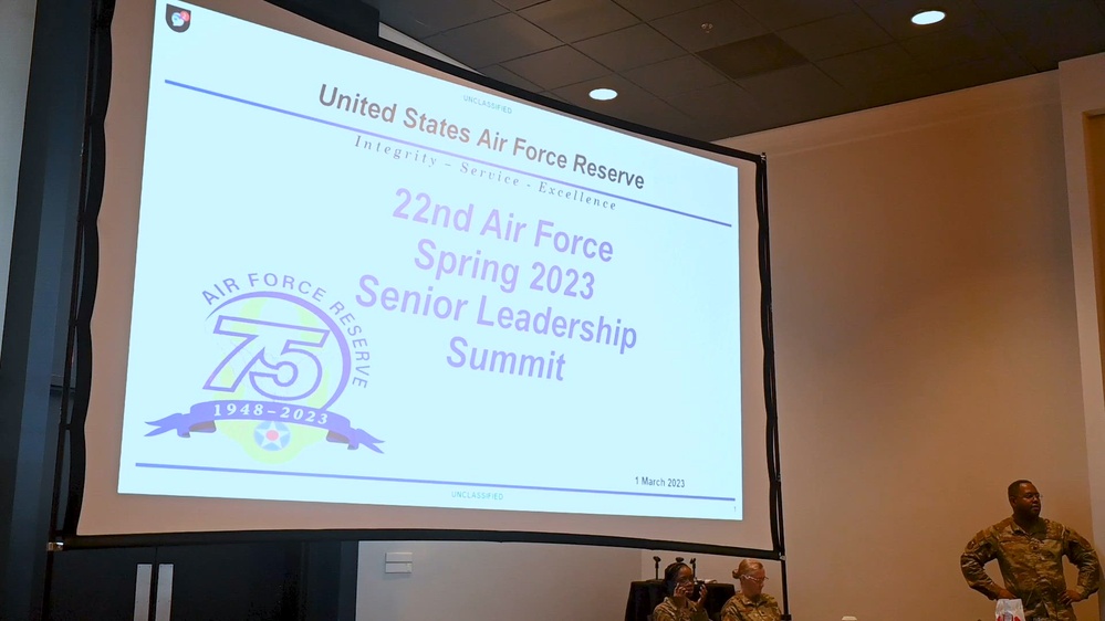 DVIDS Video 22nd Air Force Senior Leadership Summit Spring 2023