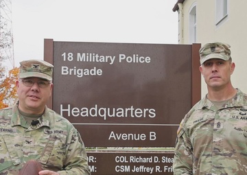 18th MP BDE Says Go Army! Beat Navy!