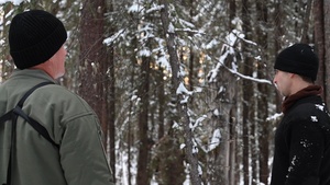 Colonel Townsend attends Arctic Survival School B-Roll
