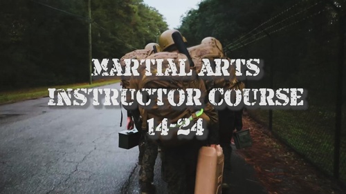 Martial Arts Instructor Course 14-24