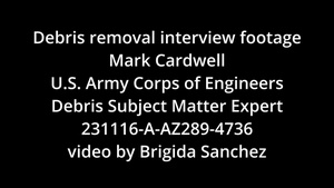 Hawaii Wildfire Debris Removal SME interview - Mark Cardwell