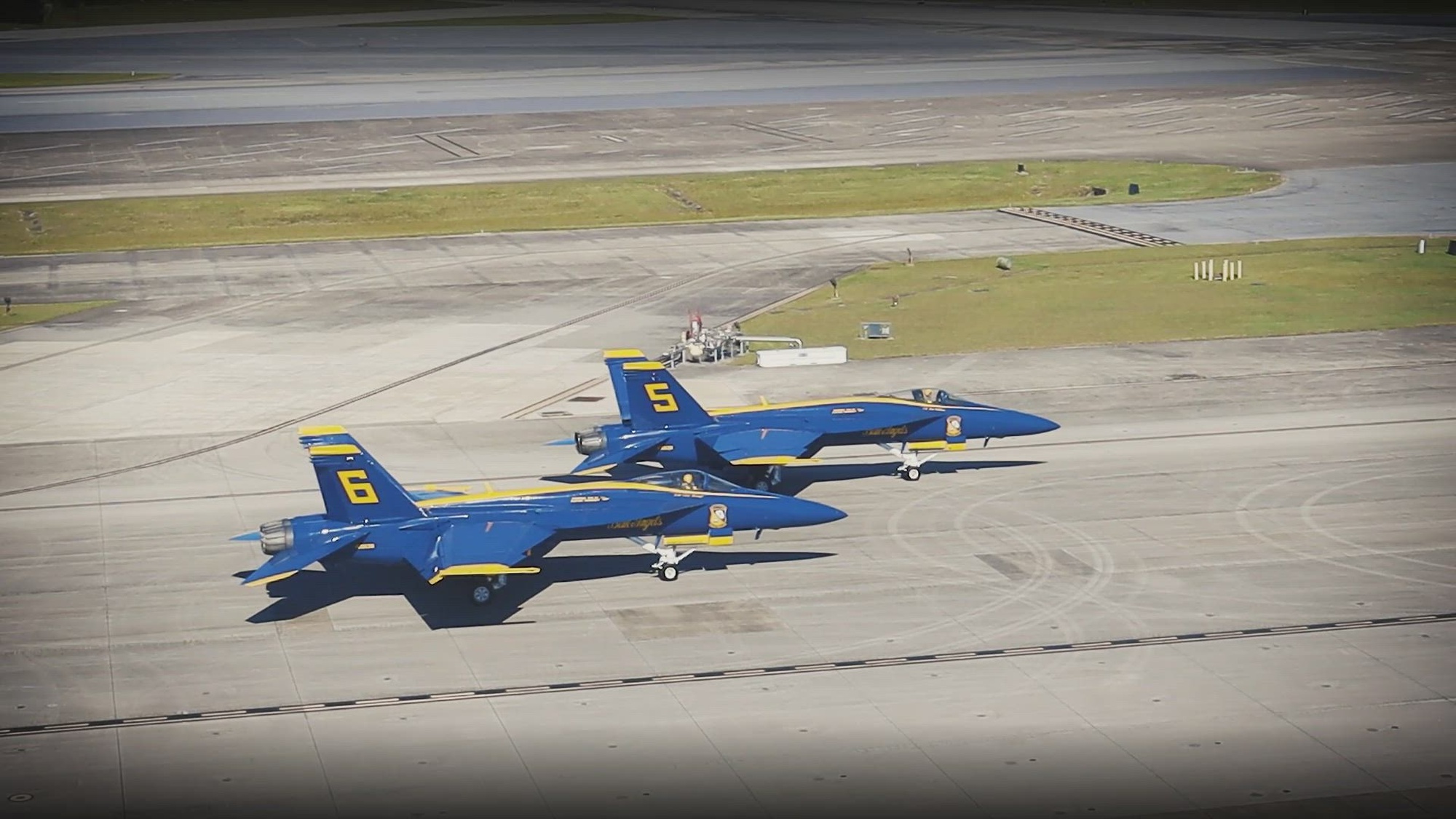 Video created in support of Marine Corps Air Station Cherry Point to depict the U.S. Navy Blue Angels&#39; Winter Visit in preparation for the 2024 Cherry Point Air Show (U.S. Marine Corps video by Cpl. Noah Braswell)<br /><br />Music: “Run Down the Clock” by Brad Stones<br /><br />Music License provided by De Wolfe Music subscription.