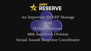 88th Readiness Division SHARP message