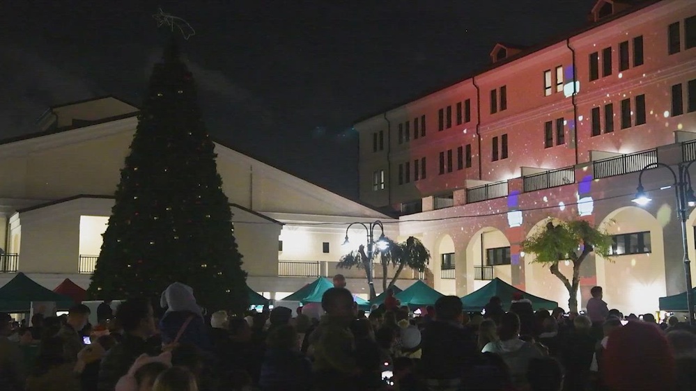 DVIDS Video 2023 Nsa Naples Tree Lighting Ceremony