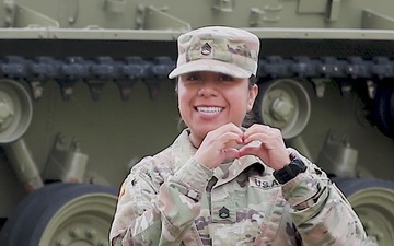 Holiday Greeting: Staff Sgt. Mayra De Rosas sends holiday greetings to her family