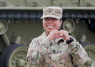 Holiday Greeting: Staff Sgt. Mayra De Rosas sends holiday greetings to her family