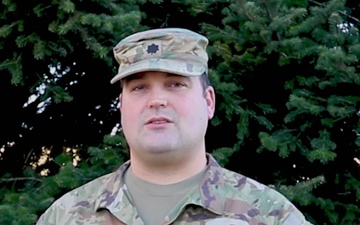 Holiday Greeting: Lt. Col. Tim Dowd wishes his family a happy holiday
