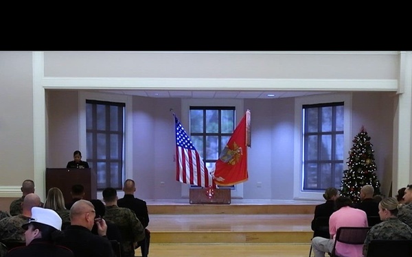 Master Gunnery Sgt. Burnette H. Avelar Retirement Ceremony B-Roll Package