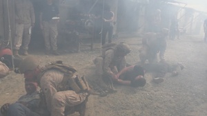 B-Roll: Steel Knight 23.2: 2nd Bn., 5th Marines trains for mass casualty evacuation scenario