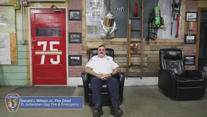 Ft. Indiantown Gap fire chief presents safety tips