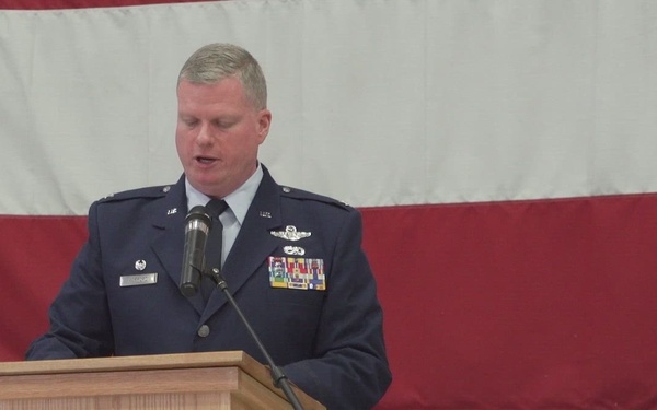 142nd Wing change of command ceremony