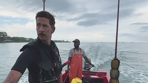 Pacific Partnership 2024-1; U.S. Navy Rescue Swimmer Supports Open Water Events in the Solomon Islands