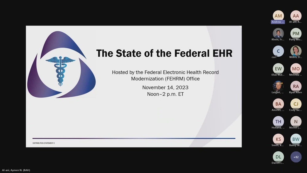 DVIDS - Video - November 2023 - The State of the Federal EHR