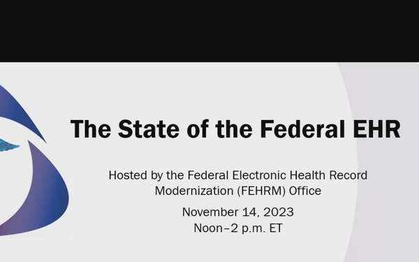 November 2023 - The State of the Federal EHR