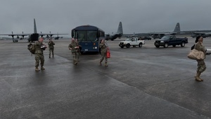 Arkansas ANG Airmen depart for Guatemala