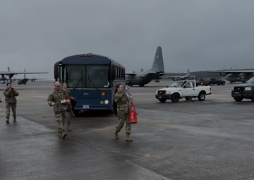 Arkansas ANG Airmen depart for Guatemala