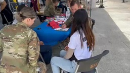 Arkansas ANG Airmen screen patients in Guatemala City