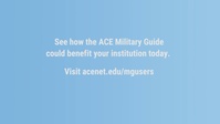 The ACE Military Guide is For You