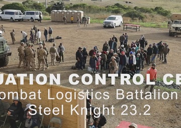 Steel Knight 23.2: CLB-5 rehearses evacuation control center procedures
