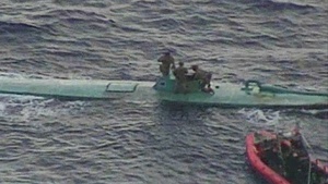 U.S. Coast Guard Cutter Waesche conducts counternarcotics patrol