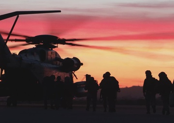 Steel Knight 23.2 B-Roll:  HMH-361 Performs Night HAAR