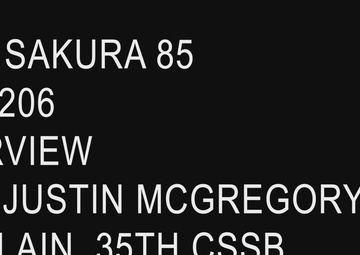 Yama Sakura 85: U.S. Army Capt. Justin McGregory Interview, B-Roll