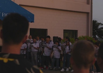 Morale, Welfare, and Recreation hosts a Christmas Tree Lighting Ceremony