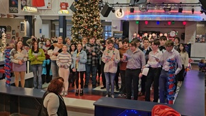 Tomah High School Show Choir supports Fort McCoy's 2023 Holiday Tree Lighting Ceremony, Part II