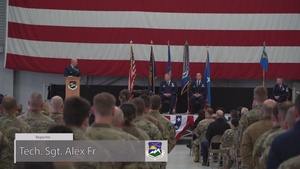 142nd Wing holds change of command ceremony
