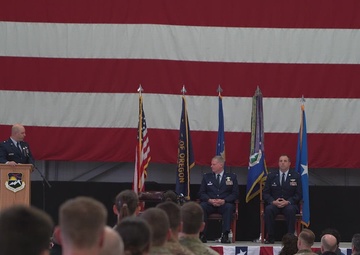 142nd Wing holds change of command ceremony