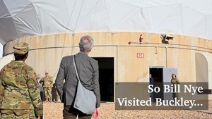 Bill Nye Visits Buckley Space Force Base