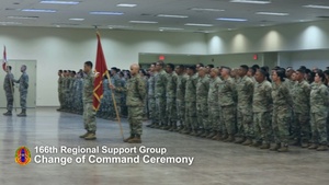 Col. William Christensen assumed command of the 166th RSG