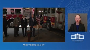 President Biden Delivers Remarks for the City of Philadelphia Receiving a SAFER Grant Award