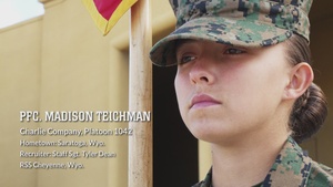 MCRD SD, Charlie Company, Honor Graduate