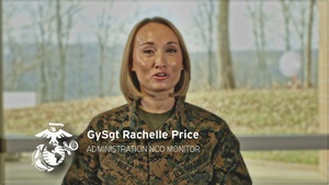 Meet Your Monitor: Gunnery Sergeant Rachelle Price