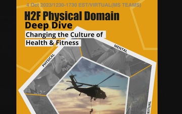 Maj. Gen. John Kline, U.S. Army Center for Initial Military Training, Commander kicks off the Holistic Health and Fitness Physical Domain Deep Dive.