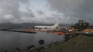 U.S. Navy P-8A Poseidon Extraction from Kaneohe Bay