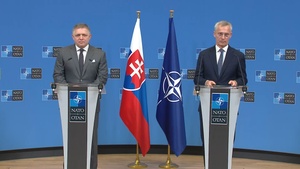 Joint press conference by the NATO Secretary General and the Prime Minister of Slovakia (Q&A) (14 Dec. 2023)