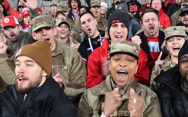Ohio State honors Guard members, veterans during annual military appreciation game