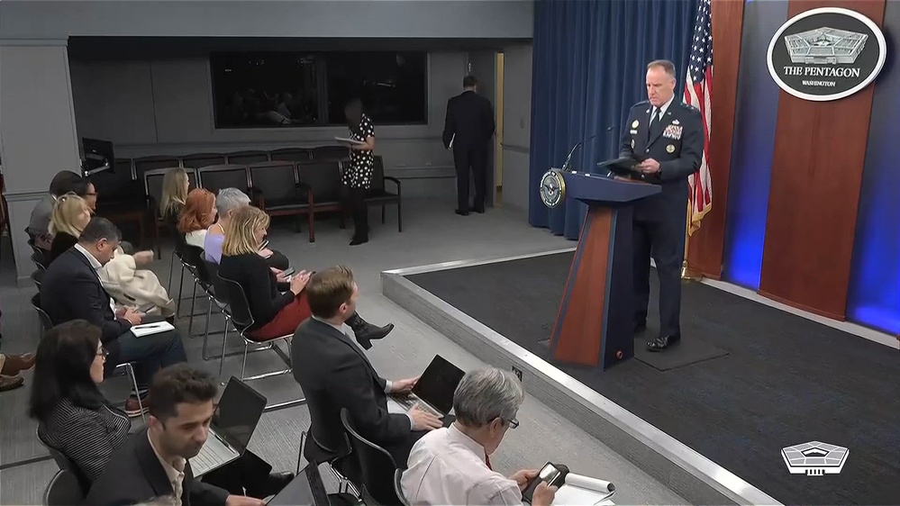 DVIDS - Video - Pentagon Press Secretary Holds Briefing