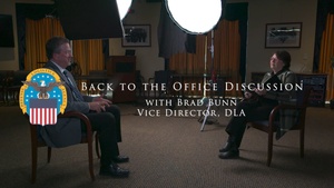 DLA Return to the Office Discussion with Brad Bunn, Vice Director, DLA (open captions)