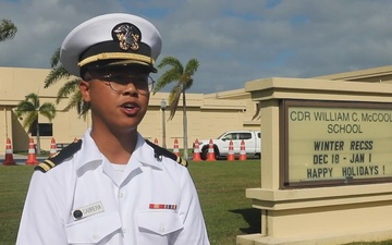 Pacific Partnership 20-24-1 Sailor Gives back to His Guam Middle School