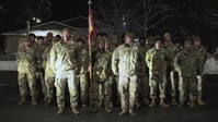 3rd Infantry Division Artillery Soldiers render a salute