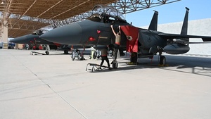 F-15E Strike Eagles Launch in Support of Exercise Sky Shield 8