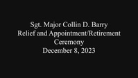 Quantico bids farewell to Sgt. Maj. Barry as Sgt. Maj. Brown assumes post