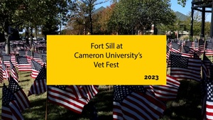 Fort Sill at Cameron University's Vet Fest 2023