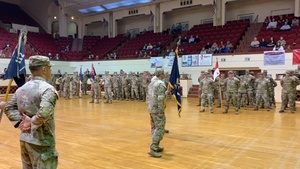 B-roll: 2-112th IN deployment ceremony
