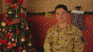 Spc. Gabriel Tobin, Holiday Greeting